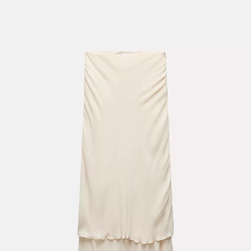 Zara layer midi skirt
